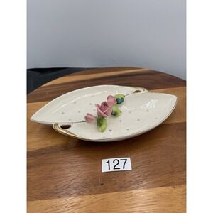 VNTG‎ Lefton Dbl Trinket Dish